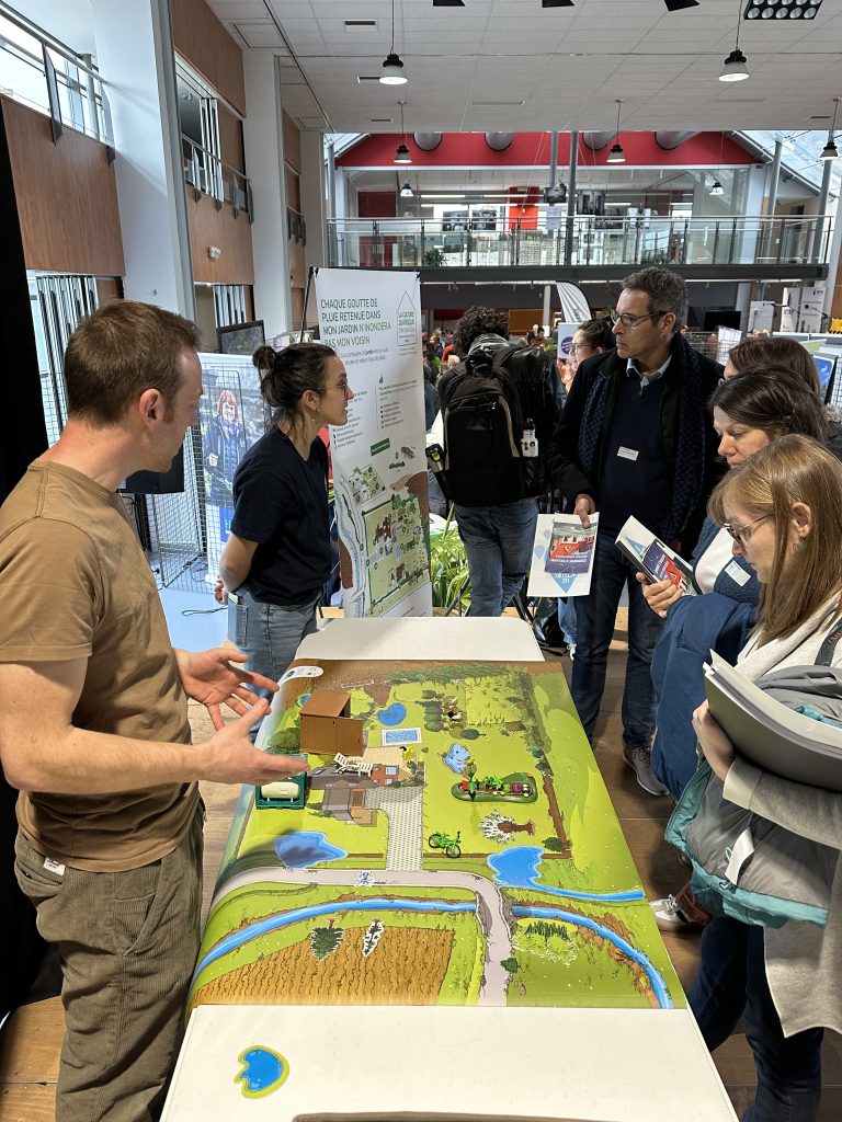 Maquette d'un jardin résilient