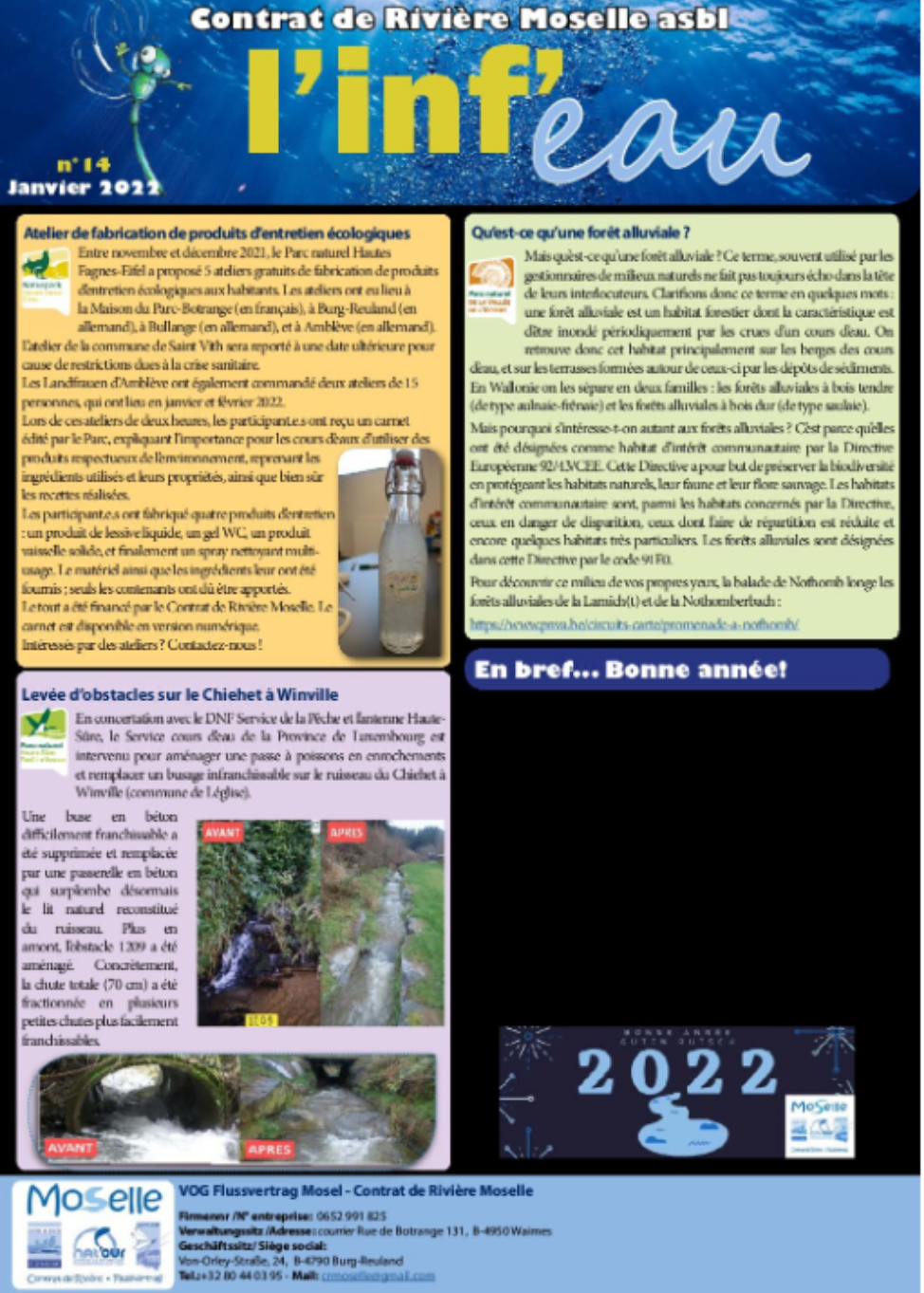 Couverture de L'inf'eau n°14