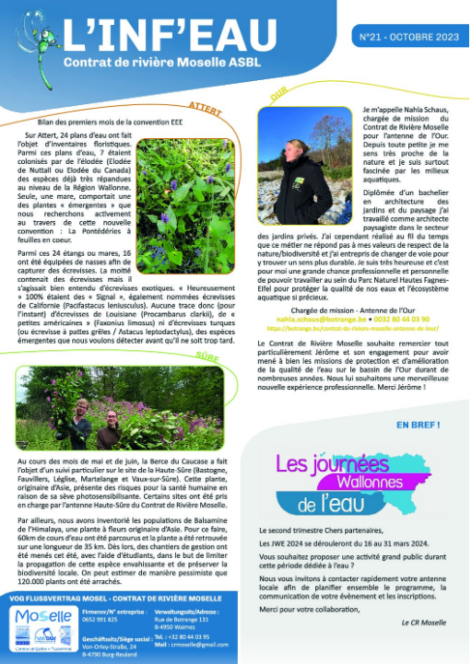 Couverture L'Inf'eau n°21