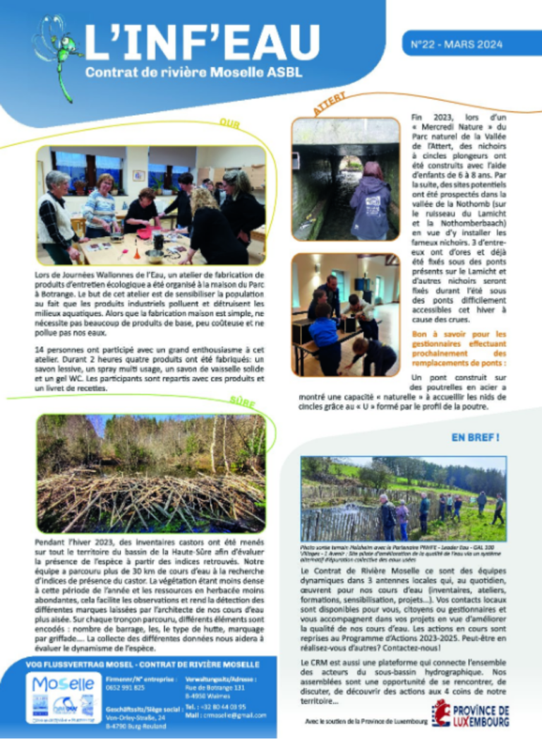 Couverture du L'Inf'eau n°22