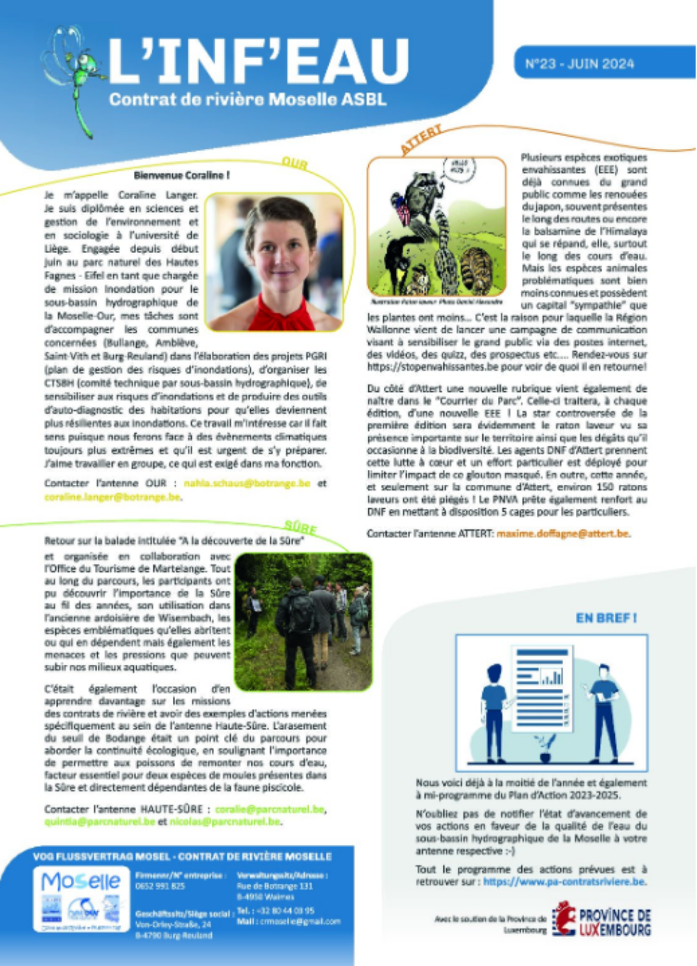 Couverture L'Inf'eau n°23