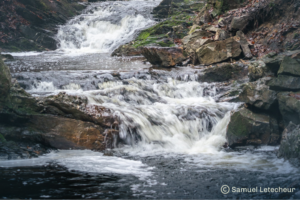 Rivière de la sawe, cascade du parc naturel